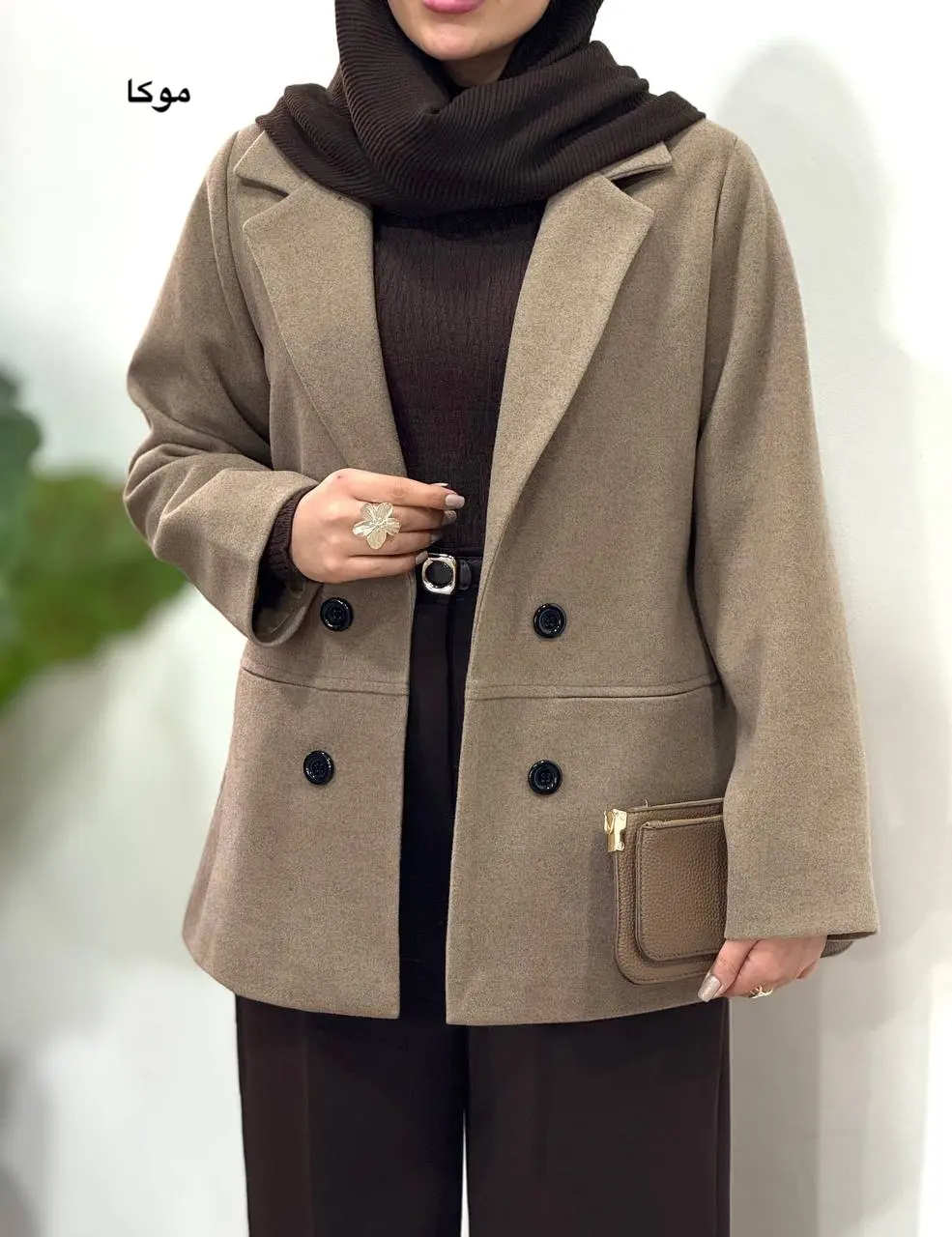 پالتو کتی فوتر آستردار زرین